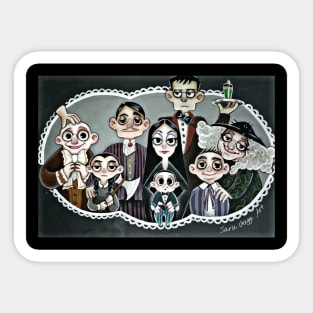 Addams family Sticker